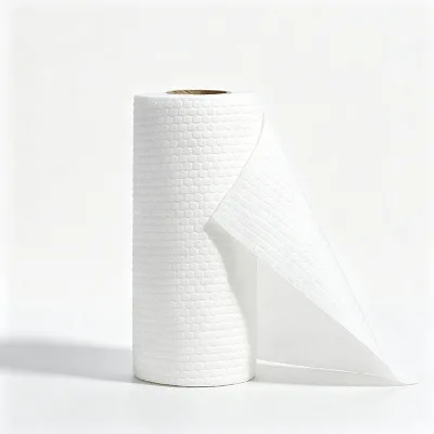 Eco-Friendly Kitchen Cleaning Paper Towels-White Disposable Mop Cloths Absorbent & Soft