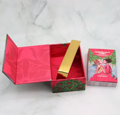 High Quality Own Design 12x7 Tarot Deck Cartas Custom Printing Tarot Card Printing With Tuck Box