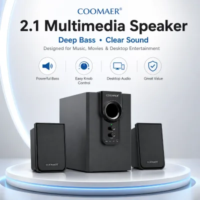 Customizable USB Subwoofer Surround Speaker Sound Multimedia Gaming Home Theatre System Hifi 2.1 Woofer Speakers for PC Computer