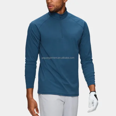 Wholesale Pullover Hoodies Oversized Sweatshirts Golf Custom High Quality Quarter Zip Golf Pullover for Men
