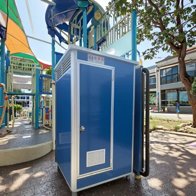 Durable Integrated Container Shower Toilet Waterproof Modular Sanitary Unit Multi-scene for Construction Mall Amusement Park