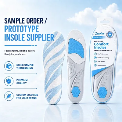 Free Sample Plantilla Athletics Insole Comfortable Shock-absorbing Shoes Insole Breathable and Sweat-absorbing Sport Insoles