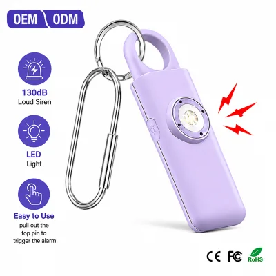 Mini EDC Personal Alarm Keychain or Running Hiking Camping and Outdoor Activities Promotional Security Gift