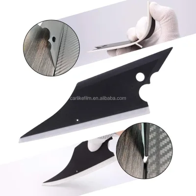 Car Window Tint Kit Set Cleaning Tool with Plastic Bulldozer Squeegee and Vinyl Wrap Tool for Windshield Back