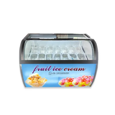 Mini Ice Cream Freezer Ice Cream Freezer Display Gelato Display Freezer Counter Top Helado Showcase