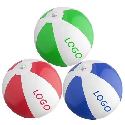 Wholesale Custom Colorful PVC 6-Piece Inflatable Waterproof Beach Ball Adults Pantone Colors All Seasons Summer Pool Advertising