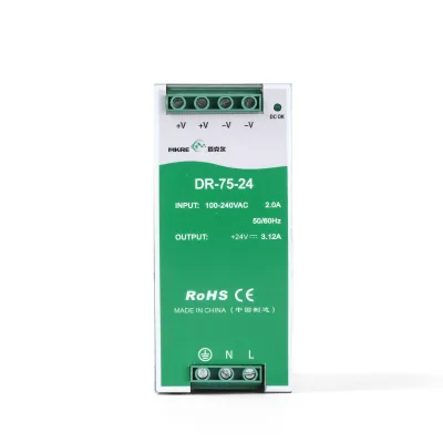 Switch Power Supply 75W 120W 240W 12V 24V Active PFC High Efficiency AC-DC Single Group Output Track Type