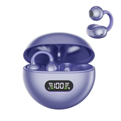 Truly Wireless Stereo Earbuds Beauty Fashion Sports TWS Ear Clip  Digital Display