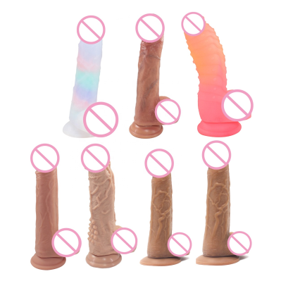 100 Items Liquid Silicone Realistic Dildo Lifelike Huge Silicone Dildo Realistic Penis for G Spot Stimulation Dildos