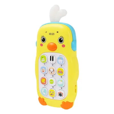 2021 Baby Musical Cell Phone Cute Toys Early Education Learning Interesting Toys Plastic Press Mobile Phone