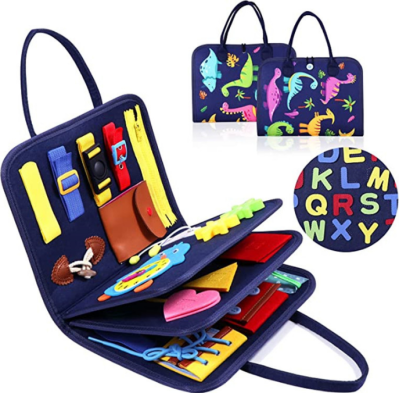 Toddler Busy Board Kids Montessori Busy Board Felt Activity Busy Board Book Montessori Educational Toys Baby Toys Montessori