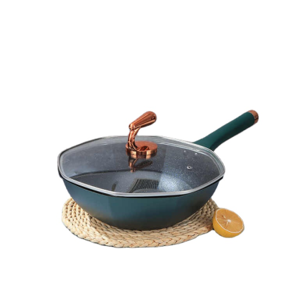 Non-Stick Wok and Pot Egg Deep Cookware Cooking Wok