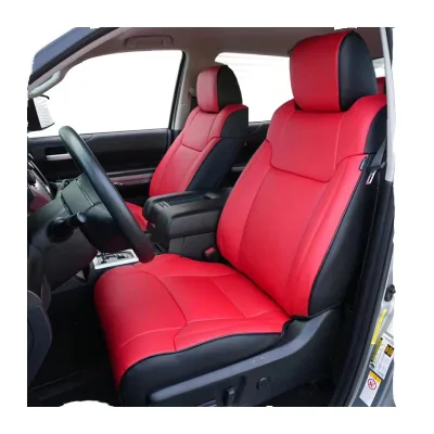 GANE TANTU Luxury All-Season 10-Piece PVC Full-Cover Automotive Seat Covers with Abrasion-Resistant Slip-Proof Cushion