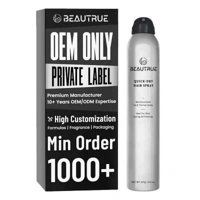 Wholesale Professional Quick Dry Hair Styling Spray Strong Hold Volume Shine Natural Hair Care Leave in Hair Mist for Men Women
