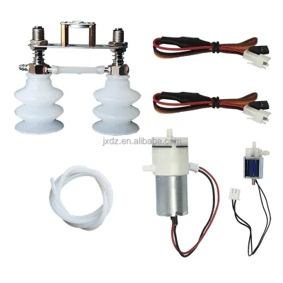 Intelligent mechanical arm robot claw vacuum air pump large suction single head double head silicone electronic suction cup KIT