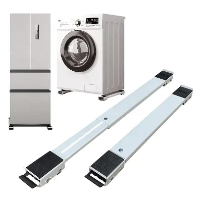 Extendable Appliance Rollers Furniture Dolly Stand Washing Machine Stand Base with Brake for Easily Move Washing Machines