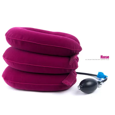 Air Cushion Traction U Neck Pillow Air Inflatable Pillow Cervical Brace Neck Shoulder Pain Relax Support Massager Pillow