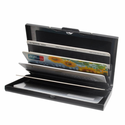 Metal Card Holder Hard Card case Steel Credit Card Box