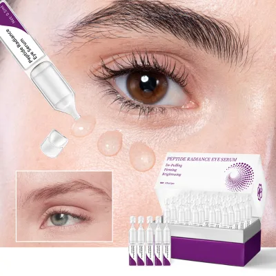 Peptide Radiance Eye Serum with Niacinamide Firming and Caffeine De-Puffing for Puffiness | Krone Private Label
