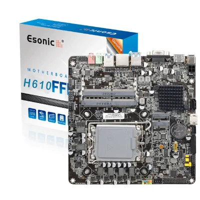 ESONIC H610 Mini ITX Motherboard for 12th Gen Intel LGA 1700 CPUs ( DDR4 2*M.2 SLOT USB 3.2) FACTORY DIRECT