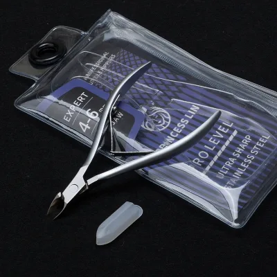 Professional Nail Art Dead Skin Scissors Pliers D07/D501 Stainless Steel Ultra Sharp Curved Cuticle Tools Wholesale