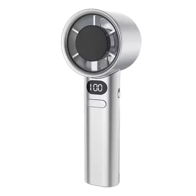 New 800mAh Rechargeable Handheld Fan with 100-speed Setting Portable Outdoor Turbo Mini Fan Factory Sale