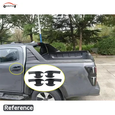 ABS Kit Door Handle Bowl Cover  for D-MAX 2020-2023 Exterior Decoration Cover  Car Body  Kit Trim  Upgrade