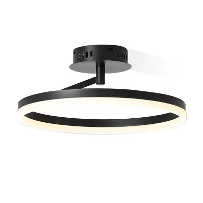Minimalist Mount Acrylic Dimmable Circle Ring LED Ceiling Light for Living Room