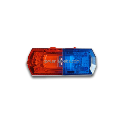 Nigh Patrol Mini LED Flashing Light Portable Red Blue Shoulder Flasher Warning Light