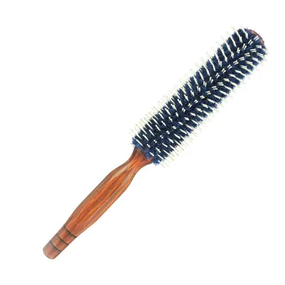 Quality hair styling curl rolling hairbrush with logo detangling hair brush