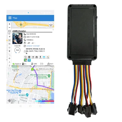 Anti Theft Remote Engine Cut Off SOS Motorcycle Taxi Tracking Device 4G Small Gps Tracker Voiture With Door Open Alert