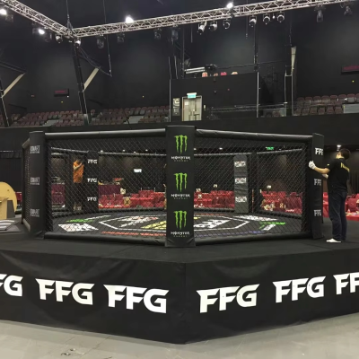 FIGHTBRO Top Quality Manufactured Competition MMA Cage Octa & square MMA Cage Customized Size for Competition MMA