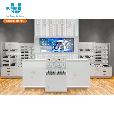 High End Modern Watches Display Counter Customized Commercial Glass Showcase Display Design for Watch Shop Decoration