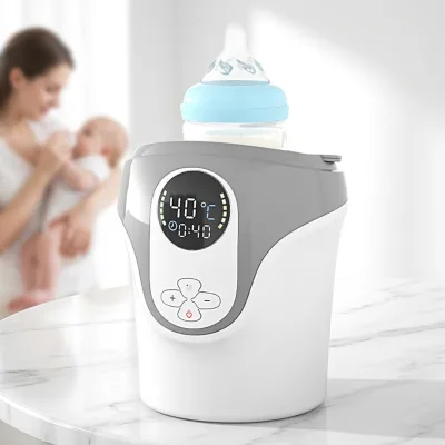 Premium Baby Milk Warmer Double Bottle Constant Temperature Heater with Intelligent Timer LED Screen Custom Logo Factory