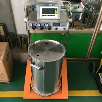 Hopper Type Electrostatic Metal Substrate Coating Equipment for Car Wheel Motor Aluminum Extrusion