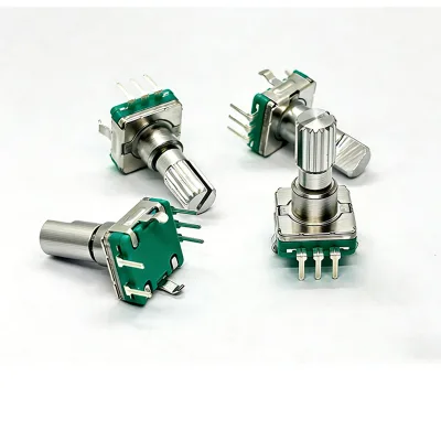 EC11 Rotary Encoder Push-button Switch Waterproof Incremental Pulse Knob for Small Appliances Plug-in Type