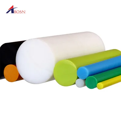 Hot Sale Unique HDPE Natural Round Bar Cracking Resistance Plastic Engineering Rod for Projects