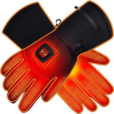 China Wholesale Usb Heating Mittens Thermal Winter Leather Rechargeable Waterproof Riding Heated Gloves