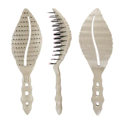 Detangler Hair Brush for Wet and Dry Hair, All Hair Types - Eco-Friendly and Sustainable - Made From 100% Recycled Wheat Straw