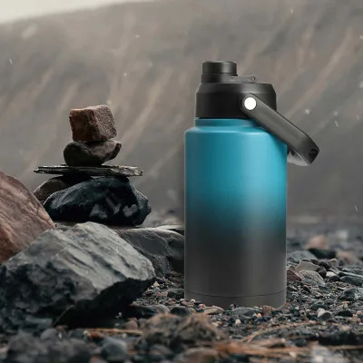 64OZ Wide Mouth Mug Large Capacity Leakproof Thermal Bottle Camping and Hiking Sport Bottle