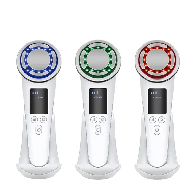 Hot Cold Face Massager Electric Skin Tightening Device Anti Aging Lifting Beauty Tool Facial Eye Care Machine Home Use
