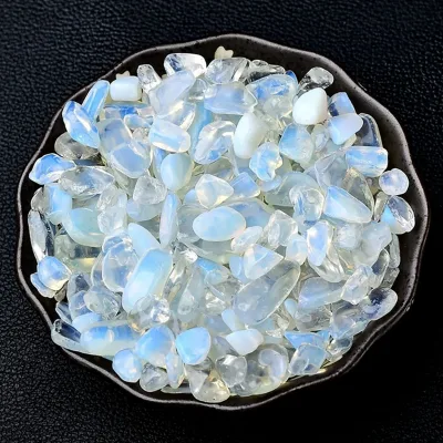 Opal Chips Wholesale High Quality Crystal Artificial Opalite Quartz Processing Opal Crystal Chips