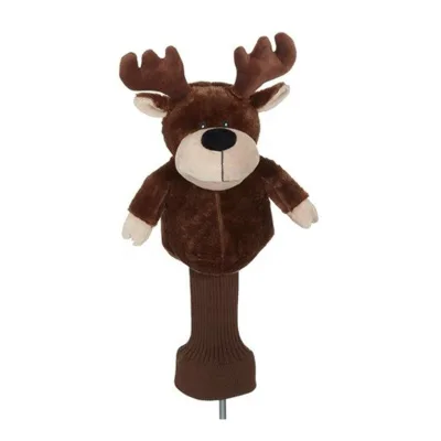 Custom Cute Stuffed Animal Design Golf Bag Cover Soft Plush Golf Head Cover