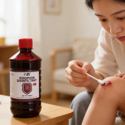 Medical Grade Povidone Iodine (PVP-I) Liquid Disinfectant 500ml CAS No 25655-41-8 Non-Toxic LiuHe Brand