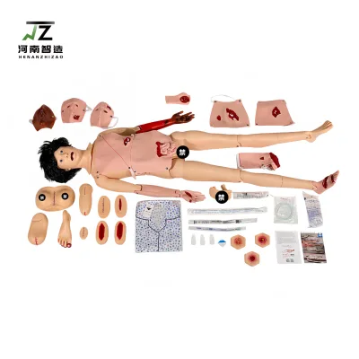 Advanced Full-function Trauma Care & Wound Care Catheterization Medical Training Model with PVC Material