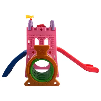 Large Animal Castle Indoor Playground for Kids - Multicolor Fun Play Tent with Tunnel