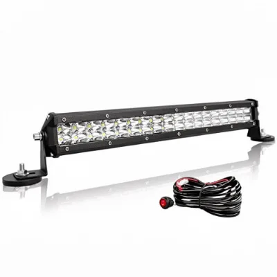 New Factory 15-Inch 108W 10000 Lumens LED Lightbar Magnet Brackets Wiring Harness-12V IP67 Waterproof for Tractor Road Car 4x4