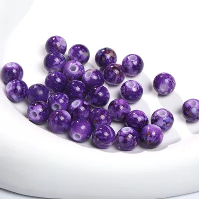 1bag/100PCS Precision-drilled center holes for smooth threading; ideal for bracelets, necklaces, earrings & DIY craft projects