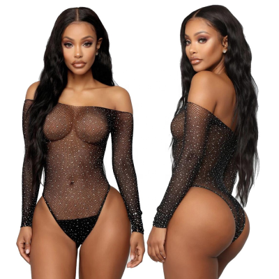 Transparent Teddies Bodysuits Hot Erotic Lingerie,High Elasticity Mesh Sexy Costumes Bodystocking Women Sexy Lingerie