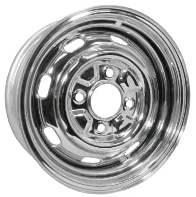 N1-N4-36C New 4 Lug Chrome Wheel with Slots